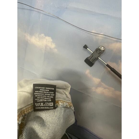 NWT Wax Women's Original Denim Mid Waist Mini Skirt Size M - Picture 6 of 10